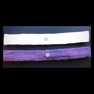 Two Lululemon Athletica Headbands